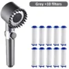 High Pressure Shower Head 4 Modes Adjustable Showerhead With Massage Brush Filters Water Saving Shower Bathroom Accessories - Image 7