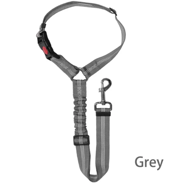 New Solid Two-in-one Dog Harness Leash Pet Car Seat Belt BackSeat Safety Belt Adjustable for Kitten Dogs Collar Pet Accessories - Image 13