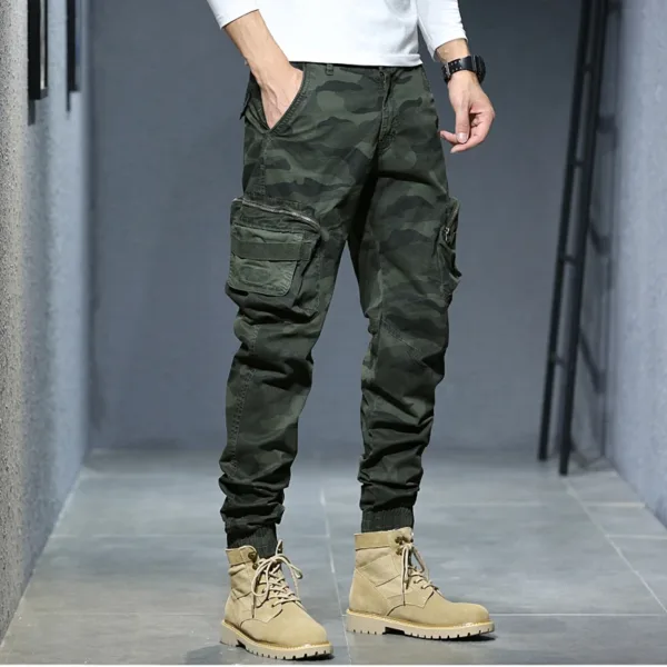 CAAYU Joggers Cargo Pants Men Casual Hiphop MultiPocket Male Trousers Sweatpants Streetwear Tactical Track KhakiCamouflage Pants - Image 6