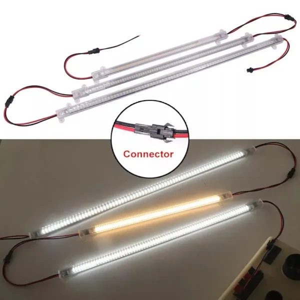 SMD Fluorescent Floodlight Tube Bar 220V LED Rigid Light Strip High Brightness 30cm/40cm/50cm Industries Showcase Display Lamp - Image 4