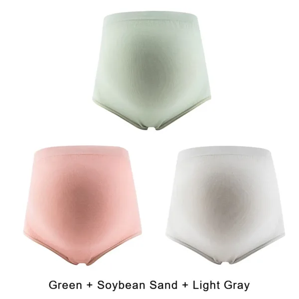 3PCS/set females Maternity Panties Women's High Waist Full Belly support Panties Comfortable Breathable Pregnancy Panties L-XL - Image 5
