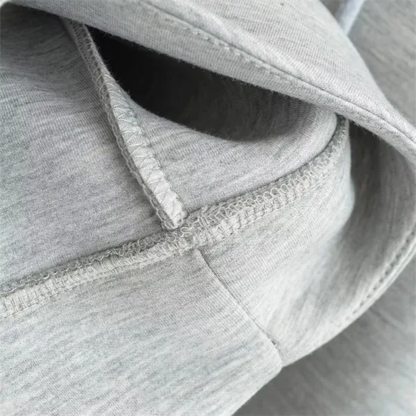 Winter New Women's Zipper Hoodie High Street Unisex style Double Pockets Oversize Loose Sweatshirts Outerwear Top - Image 7