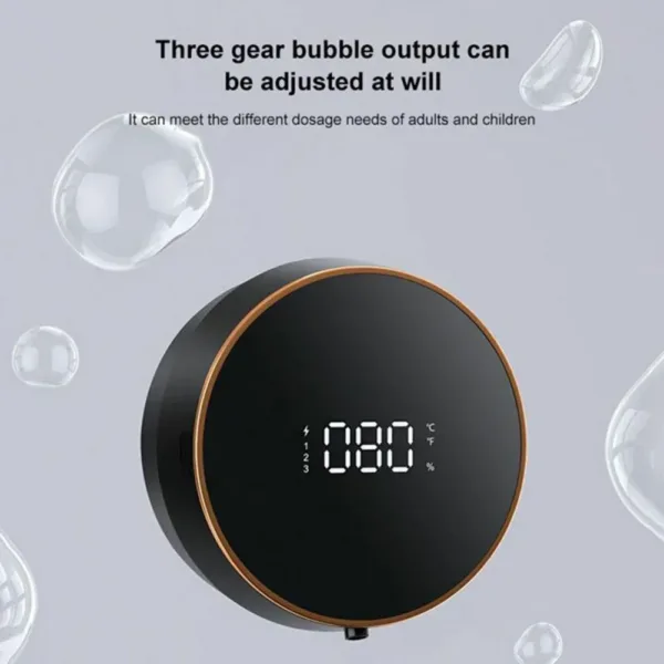 Smart Soap Dispenser Wall-mounted USB Touchless Water Foam Machine Infrared Automatic Soap Dispenser Bathroom Accessories - Image 3