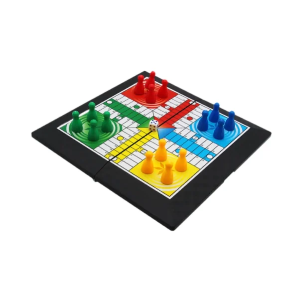 Ludo Game Set Strategy Game Parent Child Interaction with Foldable Board Travel Family Game for Teens Kids Children Party Toy - Image 9