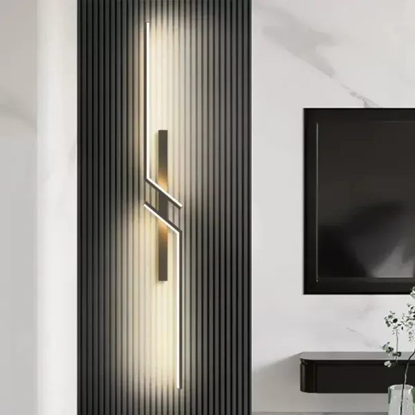 LED Wall Lamp Modern Minimalist Strip Wall Decor Lights Lighting For Bedroom Bedside Living Room TV Sofa Lobby Background Decor - Image 4