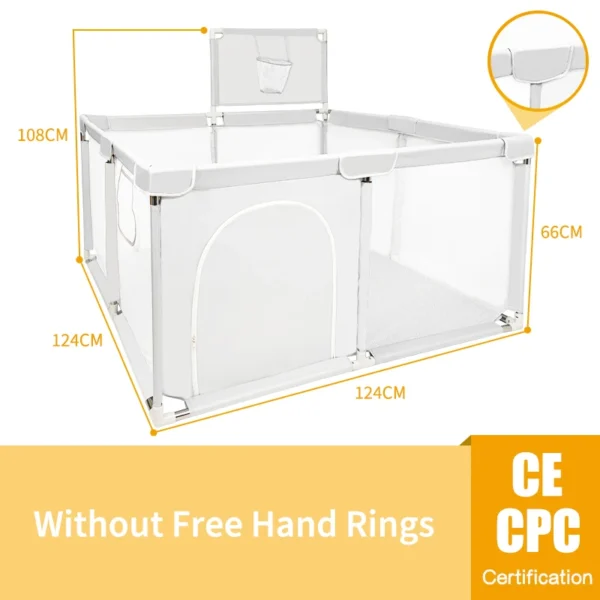 PANGDUBE Baby Playpen for Children Baby Playground for 6 months~6 Years Old Kids Baby Activity Fence Baby Games Park - Image 14