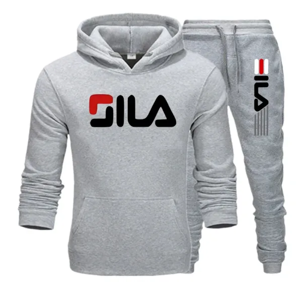 Men's Winter Tracksuit Hoody Hoodies+Pant High Neck 2-Pcs Set Brand Casual Coldproof Male Sports Cloth Ski Sweat Suit Streetwear
