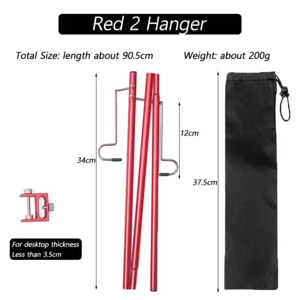 TARKA Camping Lantern Stand Tabletop Detachable Lantern Hangers Portable Light Holder Lighting Brackets Tourist Hiking Equipment - Image 7