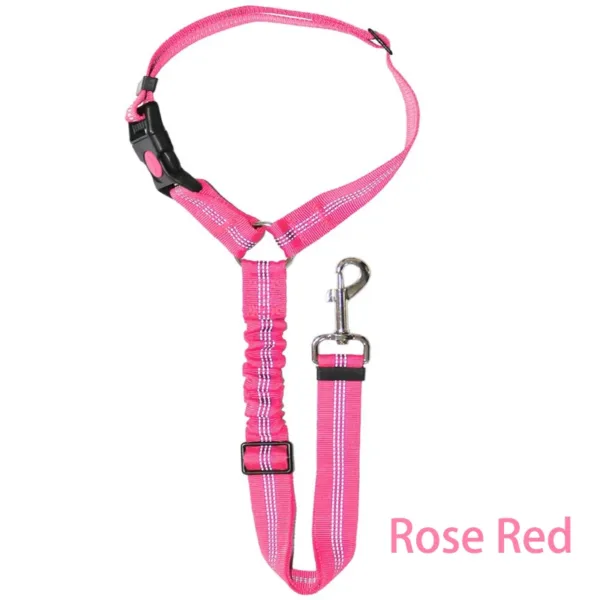 New Solid Two-in-one Dog Harness Leash Pet Car Seat Belt BackSeat Safety Belt Adjustable for Kitten Dogs Collar Pet Accessories - Image 10