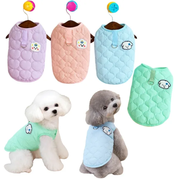 Winter Dog Cat Jacket Vest Warm Pet Cotton Clothes for Small Medium Dogs Puppy York Coat Maltese Poodle French Bulldog Costumes - Image 7
