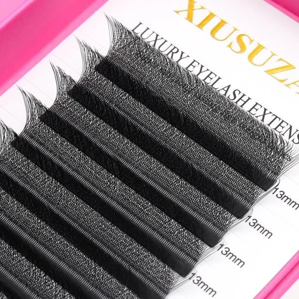 XIUSUZAKI 4D W Shaped Lashes Bloom Automatic Flowering Premade Fans Eyelashes Extensions Natural Individual Lashes Extensions - Image 6