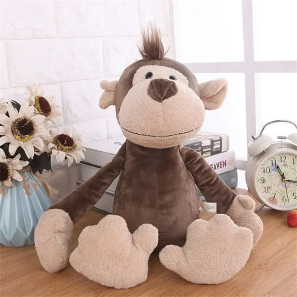 25CM Kawaii Jungle Animal Plush Toys Forest Animal Plush Dog Zebra Elephant Lion Fox Giraffe Children's Toys Doll Birthday Gift - Image 3