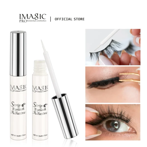 IMAGIC 5ML New False Eyelash Glue Primer Waterproof Long Lasting Quick Dry Extension Easy Remover pegamento pestañas Makeup Tool - Image 2