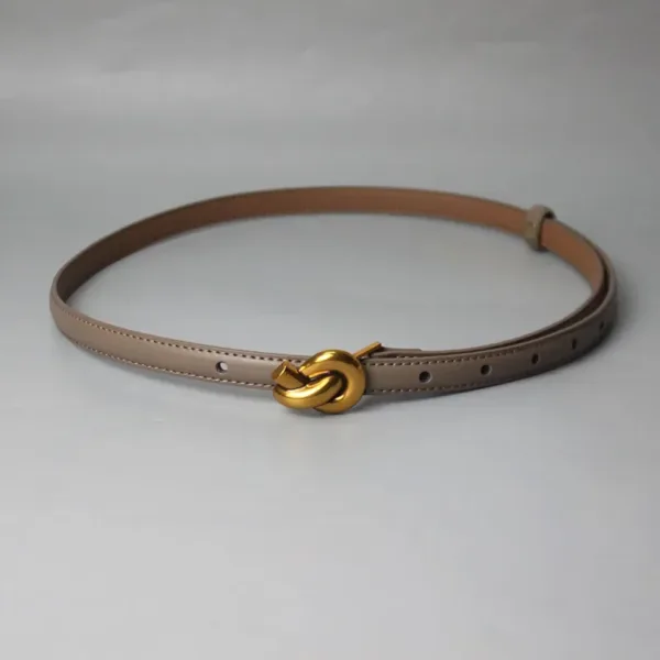 Women's Leather Knot Belt - Image 2