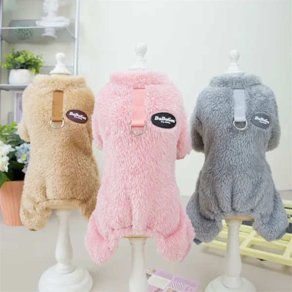 Winter Puppy Jumpsuit Soft Warm Dog Clothes For Small Medium Dogs Pajamas Chihuahua Coat Pug Yorkies Overalls Pet Clothing - Image 8