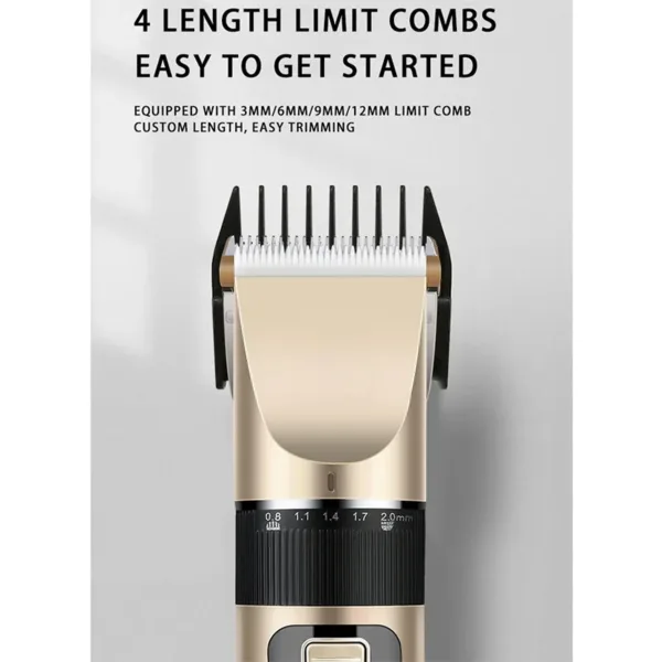 Dog Professional Hair Clipper Electrical Grooming Trimmer for Pets USB Rechargeable Shaver Low Decibel Animals Haircut Machine - Image 2