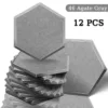 TOUO High Density Acoustic Panel 12pcs Soundproofing Panels Studio Acoustic Treatment Wall Sound Absorbing Bedroom Decoration - Image 22