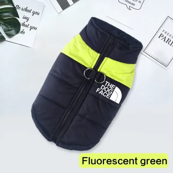 Waterproof Warm Dog Clothes Pet Coat Winter Vest Padded Zipper Jacket Dog Clothing for Small Medium Big Dogs The Dog Face Outfit - Image 6