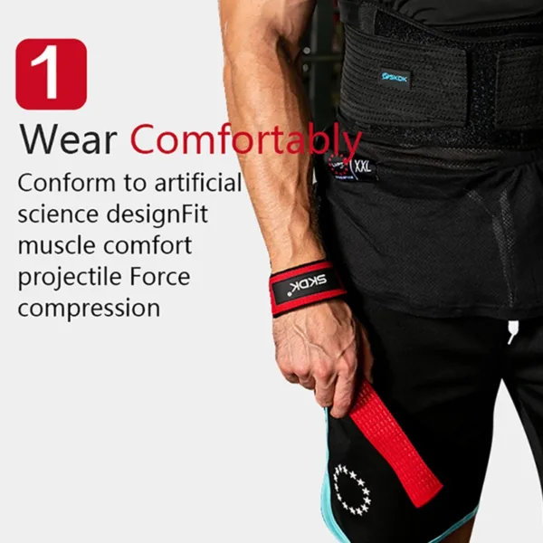 Weightlifting Wrist Straps Strength Training Adjustable Non-slip Gym Fitness Lifting Strap Wrist Support Sports Grip Band - Image 9