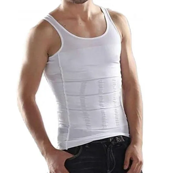 Men's Slimming Tight Skinny Elastic Body Shapewear Abdominal Tightening No Sleeves Breathable Vest Fitness Sport Shaping Shirt - Image 6