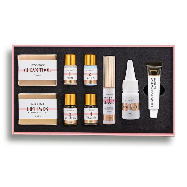 ICONSIGN Lash Lift and Tint Kit Professional Eyelash Lifting Tint Brow Lamination Dye Eye Makeup Tools - Image 6