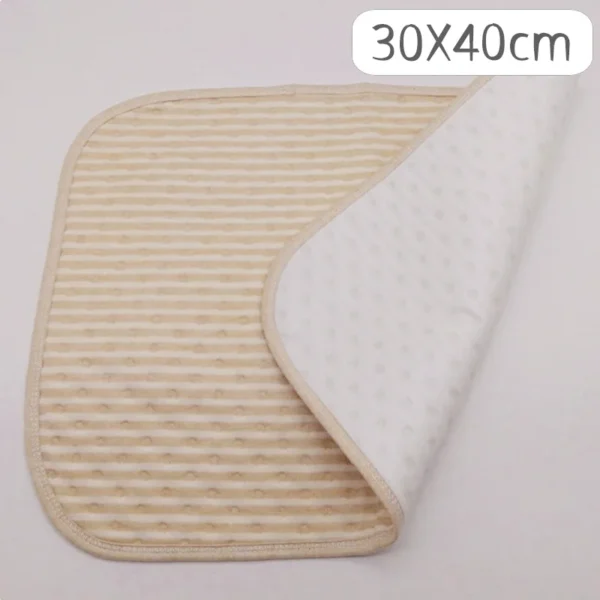 30x40/35x45cm Baby Reusable Mattress Waterproof Diapering Changing Pads Cotton Washable Newborn Mattress Baby Changing Mat - Image 6