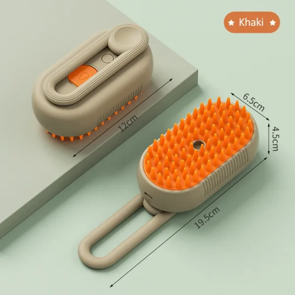 3in1 Water Dog Brush Electric Spray Pet Steam Brush Soft Silicone Hair Removal Water Brush Dog Grooming Supplies Pet Accessories - Image 2