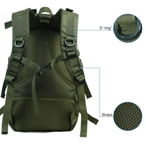 Travel Hiking Backpack Trekking Camping Backpacks Waterproof Hiking Daypack Lightweight Outdoor Sport Travel Backpack for Men - Image 2