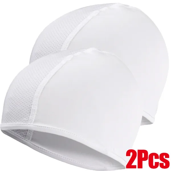 Motorcycle Cycling Cap Quick Dry Breathable Moisture Wicking Under Helmet Beanie Inner Lined Dome Sport Cap Motor Accessories - Image 8