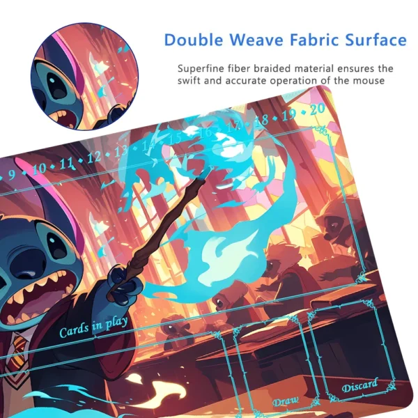 Lorcana Playmat Free Storage Bag Size 24X14IN Trading Card Game Protective Mats Scratch-Resistant Durable Mouse Pad 14 - Image 5
