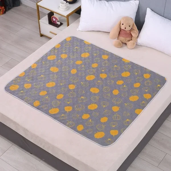 50*70cm Breathable Waterproof Washable Mattress Urine Mat for Baby Cute Cartoon Bed Protector Diaper Bedding Urine Pads Cloth - Image 4