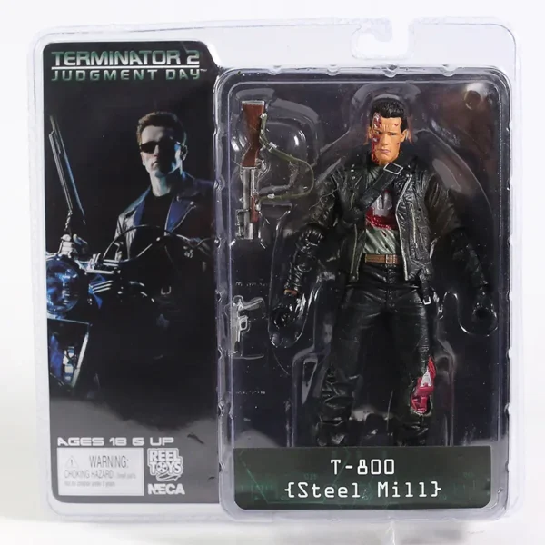 NECA Terminator 2: Judgment Day T-800 Arnold Schwarzenegger PVC Action Figure Collectible Model Toy 7" 18cm - Image 17