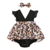 New Arrival 2pcs Red Flower Baby Clothing Newborn Baby Girls Lace Backless Romper Dress Jumpsuit Outfits Clothes 0-24M - Image 11