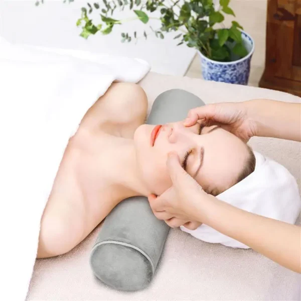 NEW Memory Cotton Cylindrical Cervical Neck Roll Pillow Sleeping Round Pillow Adult Neck Protection Pillow For Men And Women - Image 4