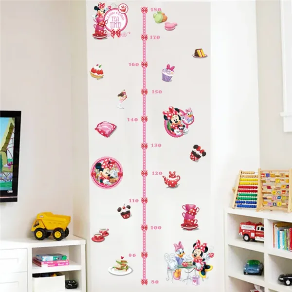 Cartoon Disney Mickey Mouse Minnie Baby Sleep Wall Sticker For Kids Room Decoration Wallpaper Cute Self-Adhesive DIY Mural Decal - Image 4