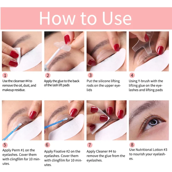 Dropshipping ICONSIGN Lash Lift Kit Lifiting Eyelash Enhancer Calia Set Lashes Perm Eyes Makeup Tools Can Do Your Logo - Image 7