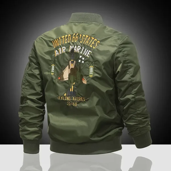 MA-1 American overalls pilot jacket Men's autumn and winter thickened Baseball uniform Trendy coat Men's military fan jacket Men - Image 6