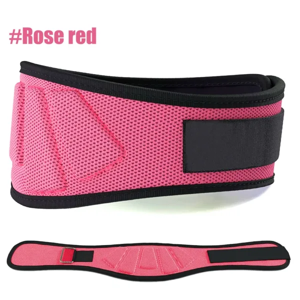 Sports Fitness Weight Lifting Waist Belts Gym Workout Lumbar Back Support, Powerlifting, Strength Training, Squat, Weightlifting - Image 6