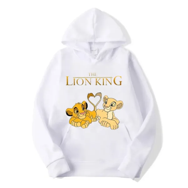 2024 New Disney The Lion King Cartoon Anime Women Pullover Spring Autumn Oversized Hoodie Casual Couple Sweatshirt Clothes Tops - Image 8