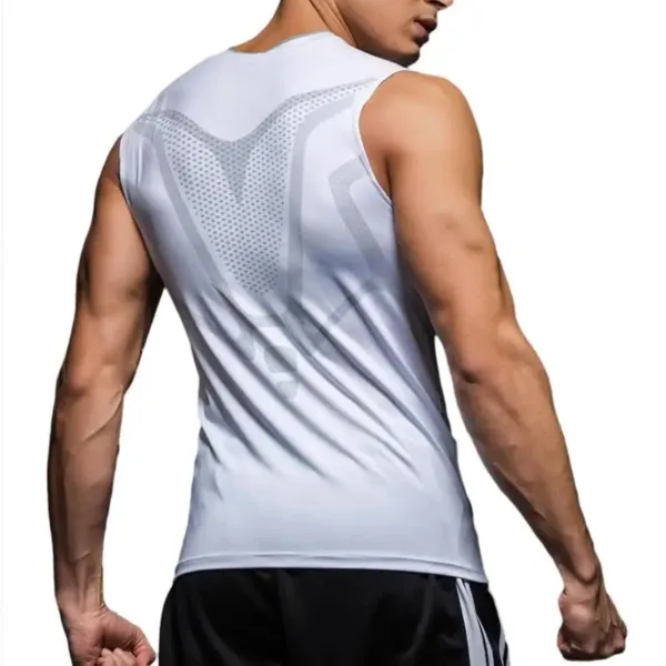 Ionic Shaping Vest Body Shaper Vest Compression Tank Top Men Slimming Tummy Vest Skin-friendly Tummy Control Sleeveless Shirts - Image 6