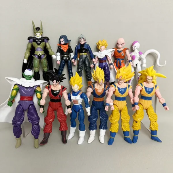 Anime Dragon Ball Vegeta Broly Son Goku Anime Action Figure Model Gifts Collectible figures for Kids Limb mobility - Image 11