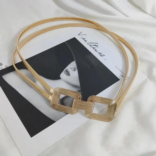 Luxury Gold Chain Belt - Image 4
