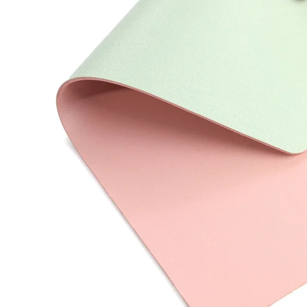 Waterproof PU Leather Mouse Pad Gaming Mouse Pad Simple Solid Color Antislip Computer Desk Accessories School Office Accessories - Image 21
