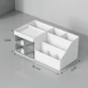 Large Capacity Cosmetic Storage Box Makeup Drawer Organizer Skincare Makeup Stationery Storage Box for Dressing Table Desktop - Image 2