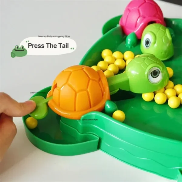 Hungry Turtle Board Games Turtle Snatching Bean Ball Table Game Kids Educational Toys Family Party Games Children Birthday Gifts - Image 5