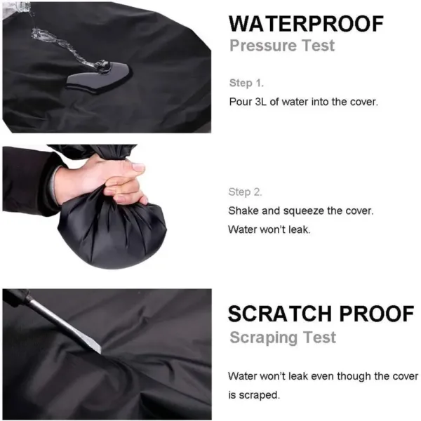 Backpack Rain Cover 30-40L Waterproof Outdoor Hiking Climbing Fishing Dust UV Protection Rain Cover Outdoor Accessories - Image 8