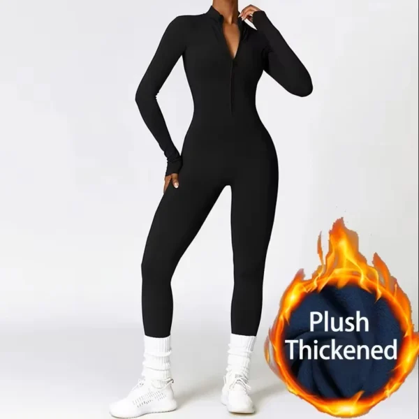 Summer Zipper Workout Jumpsuit Sports Overalls Women Gym Clothing Running Fitness Suits Gym Tracksuit Short Sportswear Yoga Set - Image 19