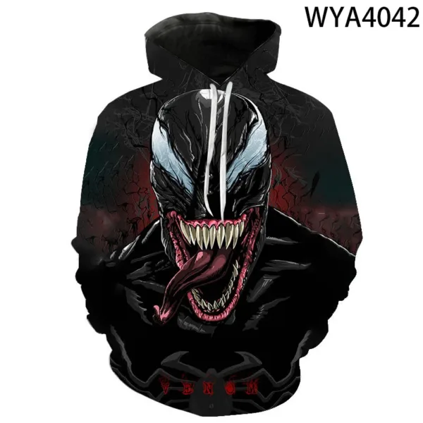 Miniso Movie Venom 3D Printed Hoodies Men Women Children Fashion Pullover Long Sleeve Boy Girl Kids Sweatshirts Cool Jacket - Image 12