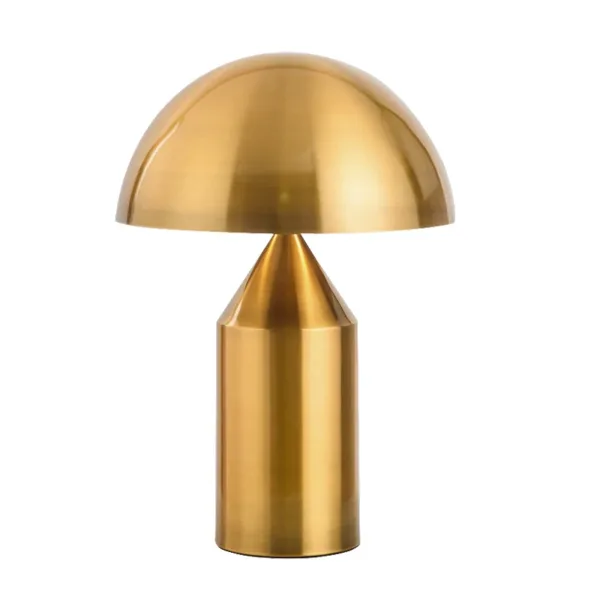 Electroplating Nordic Black White Gold Mushroom Table Lamp for Desk Living Dining Room Bedroom Bedside Metal LED Desktop Decorat - Image 7