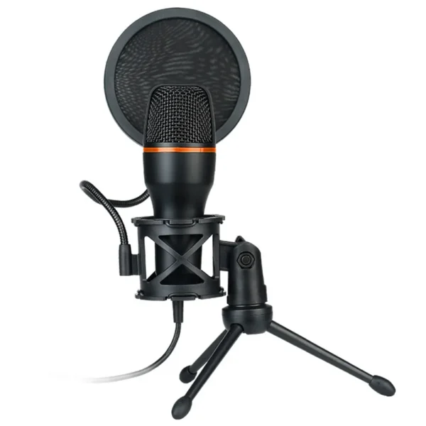 RGB Condenser Microphones Professional Microphone Karaoke System Gaming Singing Recording Micro Mic For PC Computer Laptop - Image 6